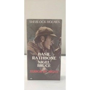 Sherlock Holmes Terror By Night 1946 / 1985 VHS Release Thriller Basil Rathbone